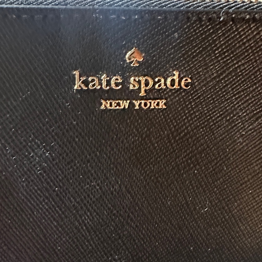 Kate Spade Black Leather Wristlet - Picture 5 of 5